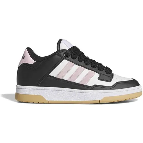 adidas Sportswear RAPID COURT LOW Sneaker für Kinder & Jugendliche - Der adidas RAPID COURT LOW Sneaker vereint Retro-Details mit strapazierfähigem Synthetikleder und Wildleder-Overlays. Ideal für aktive Kids, bietet er optimalen Grip dank der Gummiaußensohle.