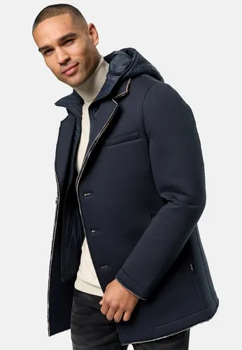 Indicode Winterjacke INApostolos - Modische Jacke mit sportlicher Funktionalität und eleganter Linienführung. Integrierte Stepp-Innenweste für zusätzlichen Schutz bei kaltem Wetter und stylischen Layering-Effekt.