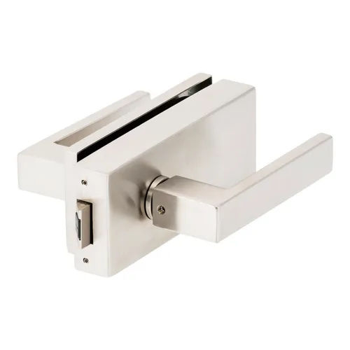 Glastürschloss Q UV ohne Bänder Edelstahl Glastürbeschlag Square Mid