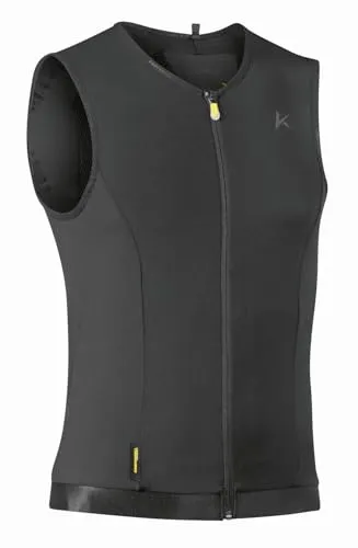 Komperdell Ultraflex Air Men black/yellow (2) M - Hochwertiger Ski Protektor - Ski Protektoren für Herren, bieten optimalen Schutz und hohe Bewegungsfreiheit für anspruchsvolle Wintersportler.