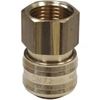 Klasebo Druckluftkupplung 3/8 Zoll Innengewinde Schnellkupplung Messing