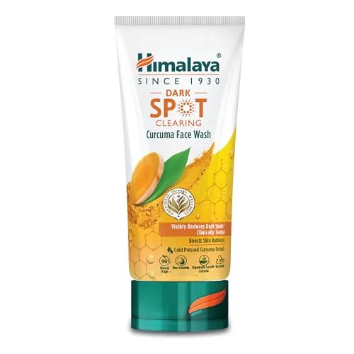 Himalaya Kurkuma-Gesichtswaschmittel, das dunkle Flecken aufhellt, die Ausstrahlung der Haut erhöht und dunkle Flecken sichtbar reduziert - 150ml