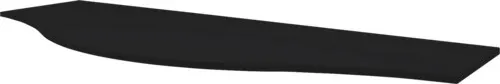 Waschtischplatte Baden Haus 138 x 51 cm Uni Ohne Ausschnitt in schwarz von Baden Haus