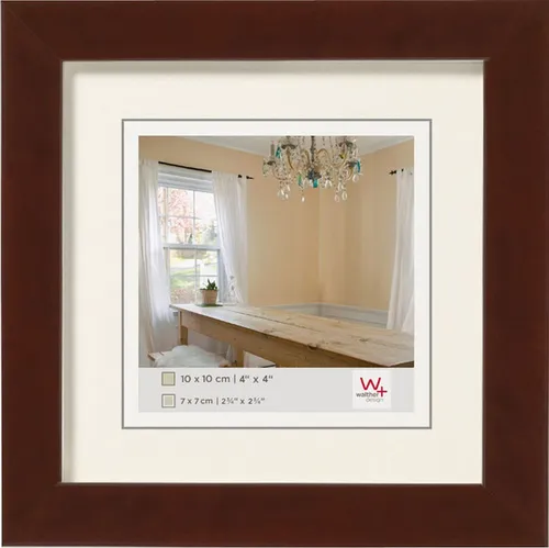 Pepper Holzrahmen 15x15 cm nussbaum in braun von Walther