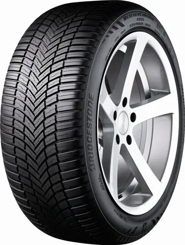 Bridgestone Weather Control A005 XL 3PMSF - Autoreifen mit A-Bewertung für Nasshaftung, ideal für Sommer und Winter, erfüllt die Anforderungen der europäischen Gesetzgebung für Winterreifen.