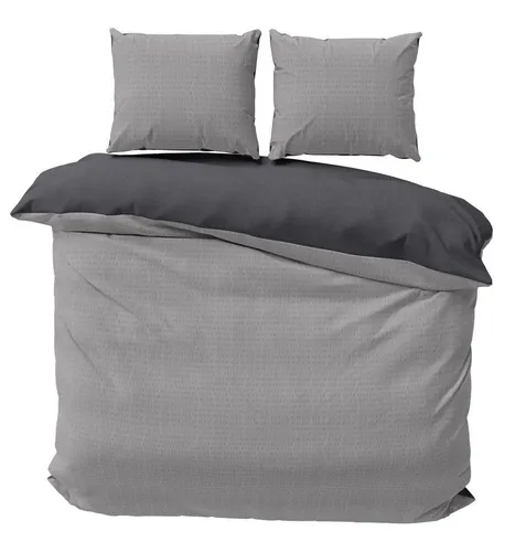 One Home Bettwäsche Doubleface Wende, Seersucker, 3-teilig - Bettwäsche-Set aus hautsympathischer Mikrofaser, ideal für warme Tage. Mit kühlender Wirkung und hervorragender Feuchtigkeitsregulation für optimalen Schlafkomfort.