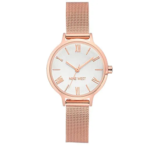 Produktbild Nine West Damen Mesh-Armbanduhr in Roségold