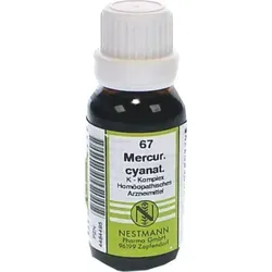 MERCURIUS CYANATUS K Komplex Nr.67 Dilution 20 ml
