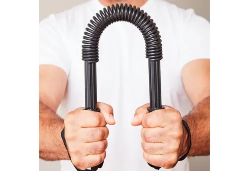 HAC24 Expander Biegehantel Federstahl Biegestange Biegsame Königsfeder Biegefeder, 20 kg Widerstand