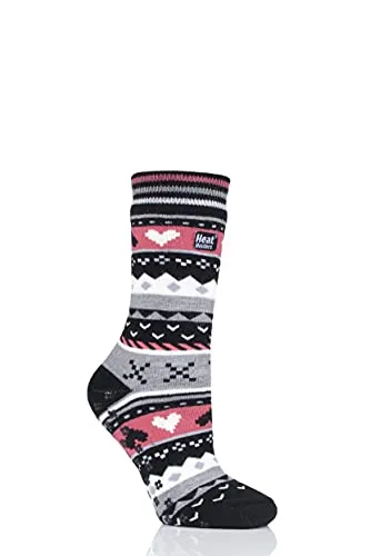 HEAT HOLDERS Damen Soul Warming Socken Packung mit 1 Schwarz 37-42