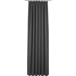 Adam Vorhang Uni Collection (1 St), Kräuselband, blickdicht, aus 100% Bio-Baumwolle, Vorhang nach Wunschmaß grün 145 cm x 245 cm