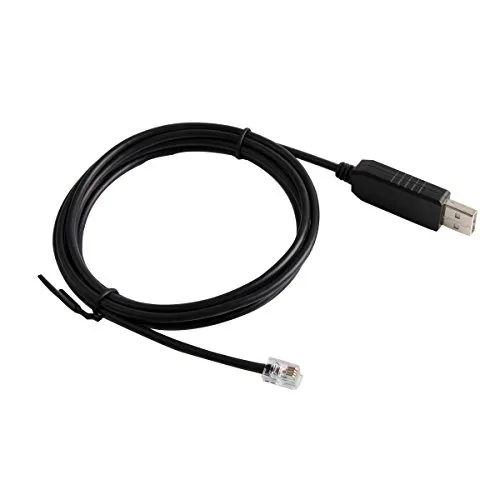Meade 505 Teleskop-Kabel zur Verbindung mit PC, CP2102, USB RS232 auf 4P4C RJ10, Adapter-Steuerkabel, kompatibel mit ETX-90 ETX-125 LXD75 LX80 LX90 497 AutoStar Länge: 3 m.