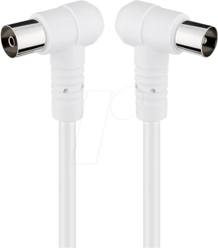 BKWW 0500 - Anschlusskabel IEC 90 gewinkelt, 5 m, doppelt geschirmt für optimale Signalübertragung und hohe Schirmungsdämpfung