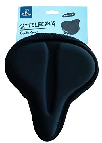 Tchibo Gel Sattelbezug Bezug für Fahrradsattel schwarz