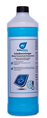 KaiserRein Scheibenreiniger Winter Frostschutz Konzentrat 1 L Premium Autoscheibenreiniger für den klaren Durchblick Auto KFZ Winter Scheibenwischwasser…