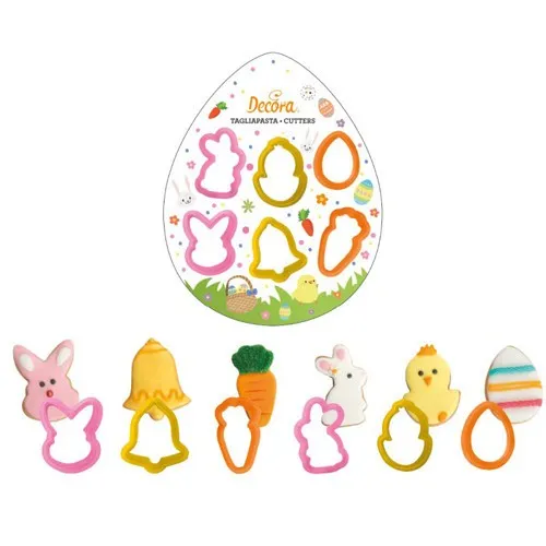DECORA Set 6 Schneiderteigschneider Ostern 0255059
