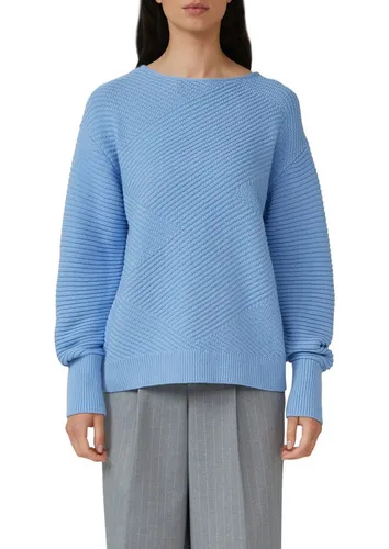 s.Oliver Damen Strickpullover in Powder Blau, Gr. 38 - Lässiger Strickpullover für Damen von s.Oliver. Hüftbedeckend, mit Rundhalsausschnitt und langen Ärmeln. Aus atmungsaktiver Baumwollmischung für hohen Tragekomfort. Ideal für entspannte Tage!