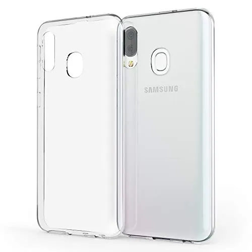 NALIA Transparente Silikonhülle für Samsung Galaxy A40 - Hülle