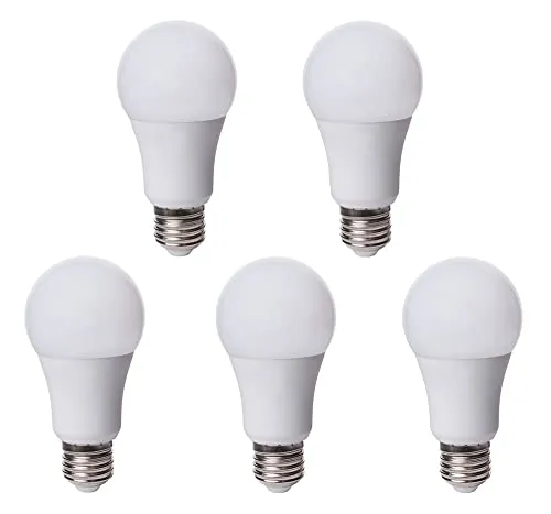 edi-tronic 5x LED Lampe E27 12V 6W G kaltweiß 500lm 4000K Birne Energiesparlampe 12 Volt Licht