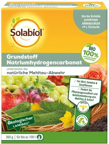 Solabiol Grundstoff Natriumhydrogencarbonat, natürliche Abwehr von Pilzkrankheiten an Pflanzen, 350 g Konzentrat
