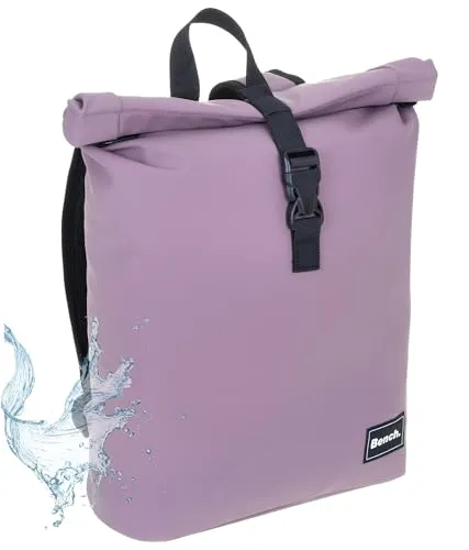 Bench Freizeitrucksack Hydro Compact für Damen - Wetterfester Rucksack für Outdoor & Büro mit speziellem Laptopfach (bis 12 Zoll) und praktischem Etui. Ideal für Alltag und Reisen.