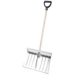 Aqbau Aluminium Schneeschaufel 135 cm mit D-Griff
