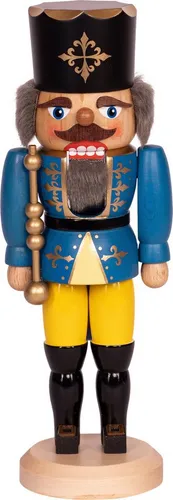 Saico Nussknacker Holz blau 29cm in blau von SAICO Original