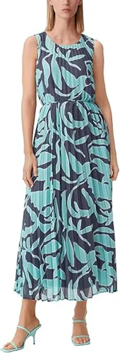 Comma Damen Kleid Lang Dress Grün Gr.44 - Elegantes langes Trägerkleid in Grün, Größe 44, ideal für besondere Anlässe oder den Alltag, perfekt für die modebewusste Frau.