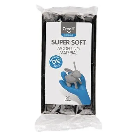 Creall Supersoft Klei Blok 500gr Zwart (52555913) in schwarz von Creall