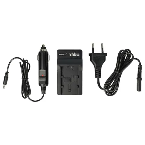 vhbw Ladegerät kompatibel mit Samsung IA-BP210E, IA-BP210, IA-BP105R Kamera Camcorder/Akku - Ladeschale, Kfz-Adapter, Ladestandsanzeige