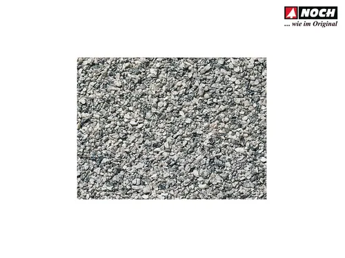 NOCH 09374 Spur H0/TT Gleisschotter (für Mössmer) grau, 250 g Beutel