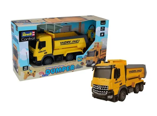 Revell 24678 RC Truck Mercedes-Benz Arocs My little Dumper 1:24 - RC-Modelle, detailgetreuer 1:24 Maßstab, ideal für Kinder ab 4 Jahren und perfekt zum Spielen und Sammeln.