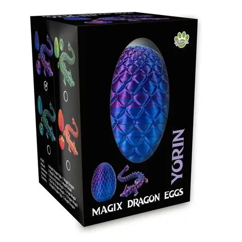 Magix Dragon Eggs Yorin lila Drachen 22,5 cm & Ei 8 cm
