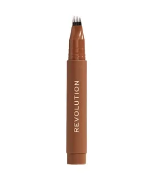 Revolution Instant Brow Hair Pen, Warmes Braun von Revolution