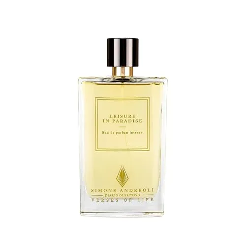 Simone Andreoli - Leisure in Paradise Eau de Parfum 100 ml - Unisex Eau de Parfum mit exotischem Duft von Vanille, Ananas und Kokosmilch, ideal für einen Hauch von Karibik im Alltag.