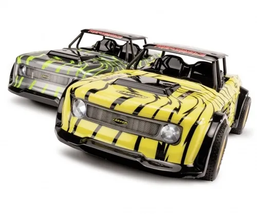 Carson 500404297 1:12 Race Rival Combo - Ferngesteuertes RC Auto Set - RC-Modelle für packende Rennaction: Das 100% RTR Race Rival Kombo Set von CARSON bietet zwei Modelle, bis zu 40 Minuten Fahrzeit und beeindruckende LED-Beleuchtung für spannende Wettrennen.