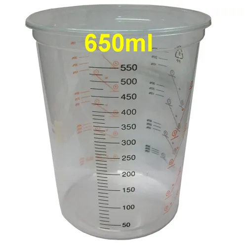 Messbecher 50x  Mischbecher 550ml für Autolack Klarlack  usw.  Ludwiglacke