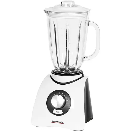 Gastroback Standmixer 40898 Vital Mixer Basic - Standmixer mit kraftvollem Motor, ideal für gesunde Smoothies und Shakes, kompakte Maße für kleine Küchen