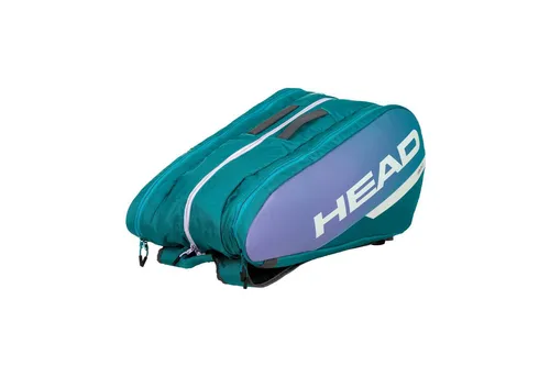 Head Racketbag Tour Padel Bag L - Head Tennistaschen mit 3 Hauptfächern, bietet Platz für bis zu 7 Schläger und schützt mit CCT+-Technologie vor extremen Temperaturen.