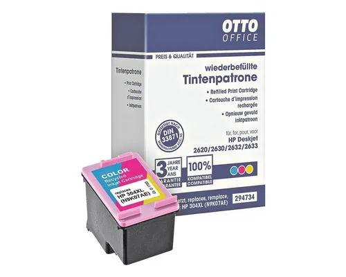 Otto Office Tintenpatrone (1-tlg., ersetzt HP »N9K07AE« Nr. 304 XL, cyan / magenta / gelb)