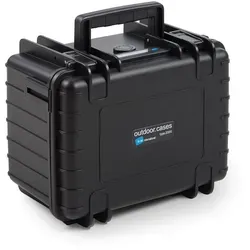 B&W Hartschalenkoffer Typ 2000 mit Würfelschaum, schwarz - Kameratasche für empfindliches Equipment, wasserdicht nach IP67 und temperaturbeständig. Ideal für Outdoor-Einsätze und Flugreisen, mit automatischem Druckausgleich und 30 Jahren Garantie.