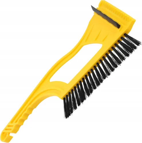 KADAX Eiskratzer mit Autoschneebesen, Schneebürste mit Eiskratzer aus Kunststoff, Schneebesen mit langem Griff, Scheibenkratzer mit Schneefeger fürs A