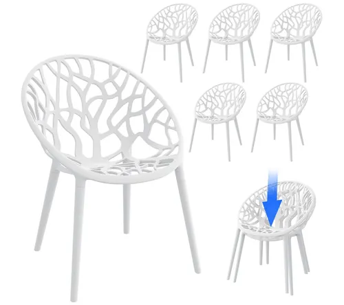 STEELSØN Gartenstuhl Quanta in weiß von STEELSØN