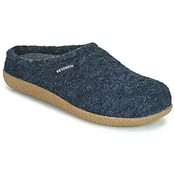 GIESSWEIN Veitsch Pantoffeln Unisex - Ocean 588, 37 EU - Herren-Hausschuhe aus 100% Schurwolle, atmungsaktiv und waschbar bei 30°C. Rutschfeste Gummisohle für optimalen Halt und Trittsicherheit.