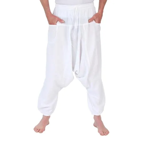 BUDDHA arts&more Haremshose Kathmandu (Weiß)