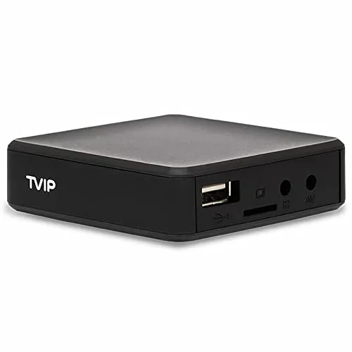 TVIP S-Box v.710 4K UHD Android 11 IP-Receiver - Streaming Clients - Erleben Sie atemberaubende 4K UHD Qualität und ein flüssiges Streaming-Erlebnis mit Android 11 und einem leistungsstarken Quad-Core-Prozessor.