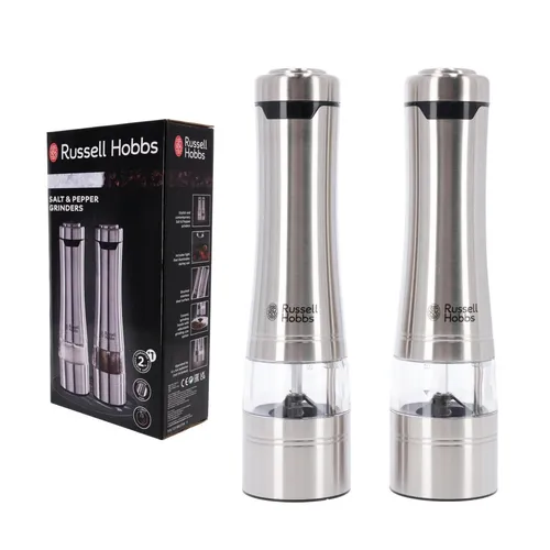 Russell Hobbs Salz und Pfeffer Mühle elektrisch 2er Set