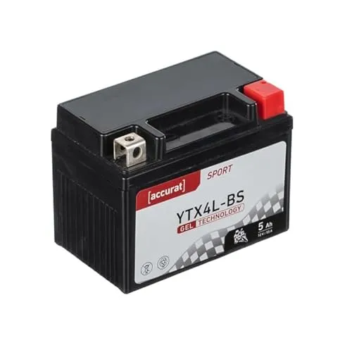 Accurat Motorradbatterie YTX4L-BS