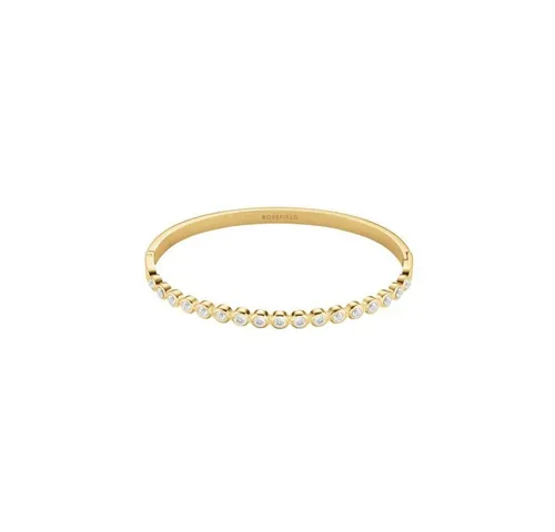 ROSEFIELD Armreif ROSEFIELD Armreifen Bubble Crystal Gold
