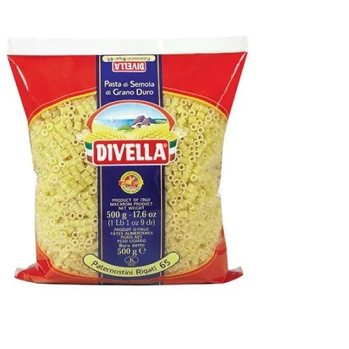 Pasta Divella 100% Italienisch N°65 Paternostini Rigati 500g